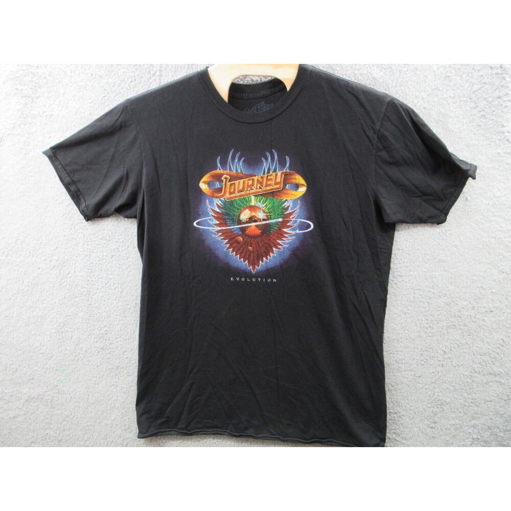Journey Band Music Evolution Double Sided T Shirt Sz XL Six Fifty-One
